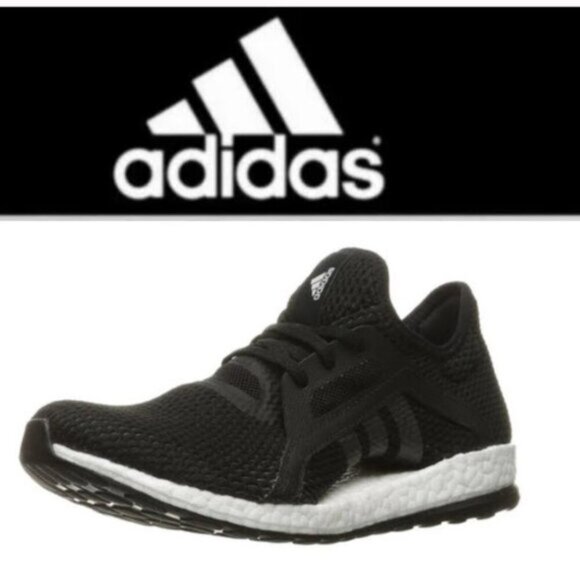 Adidas Pureboost Running Shoe Black Size 6 - Picture 1 of 12
